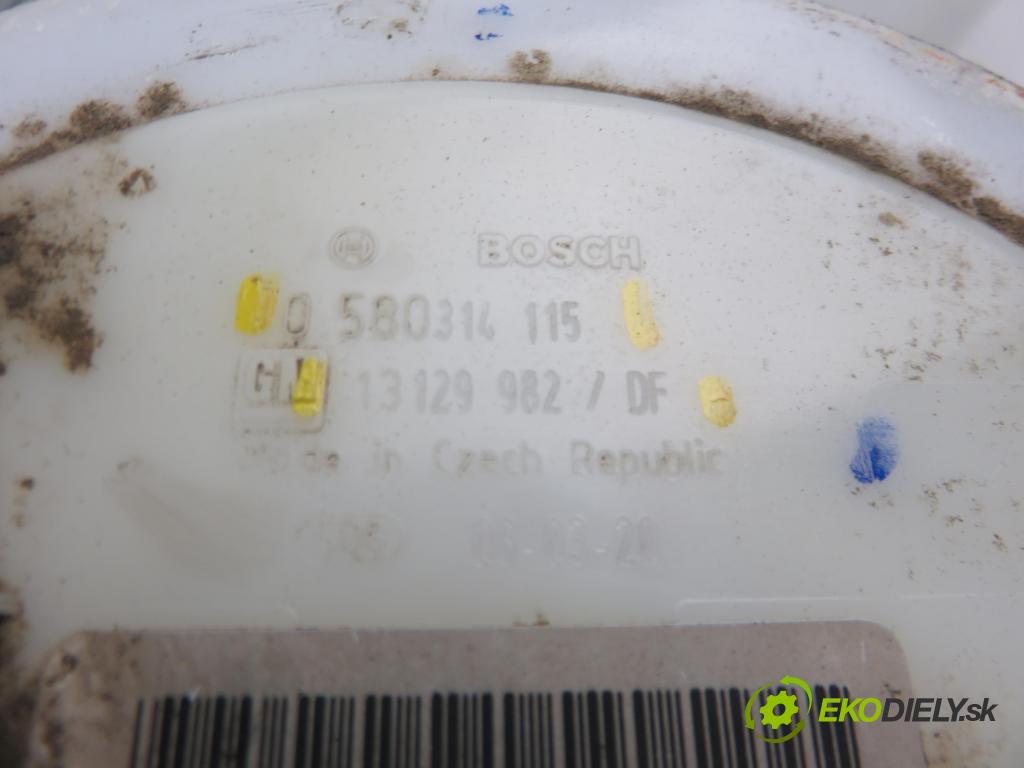 OPEL ZAFIRA B (A05) MINIVAN 2006 103,00 1.8 - Z 18 XER 1796,00 pumpa paliva 13129982 ; 13129982DF ; 0580314115