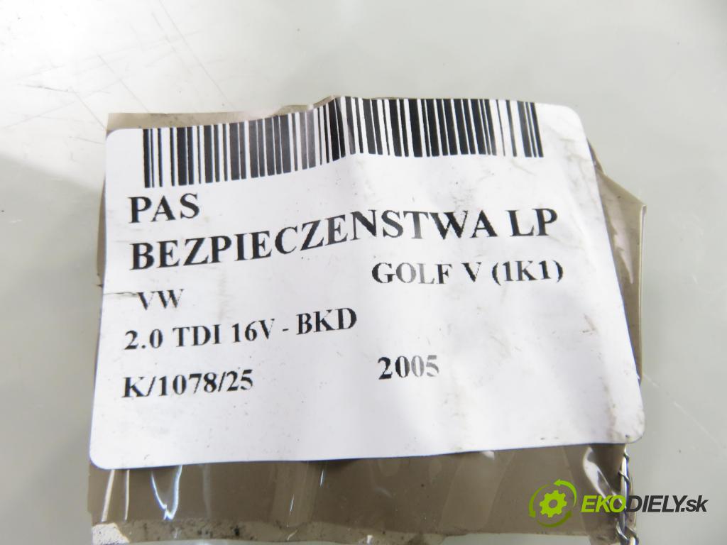 VW GOLF V (1K1) HB 2005 103,00 2.0 TDI 16V - BKD 1968,00 držák BEZPEČNOST LP 1K3857705C