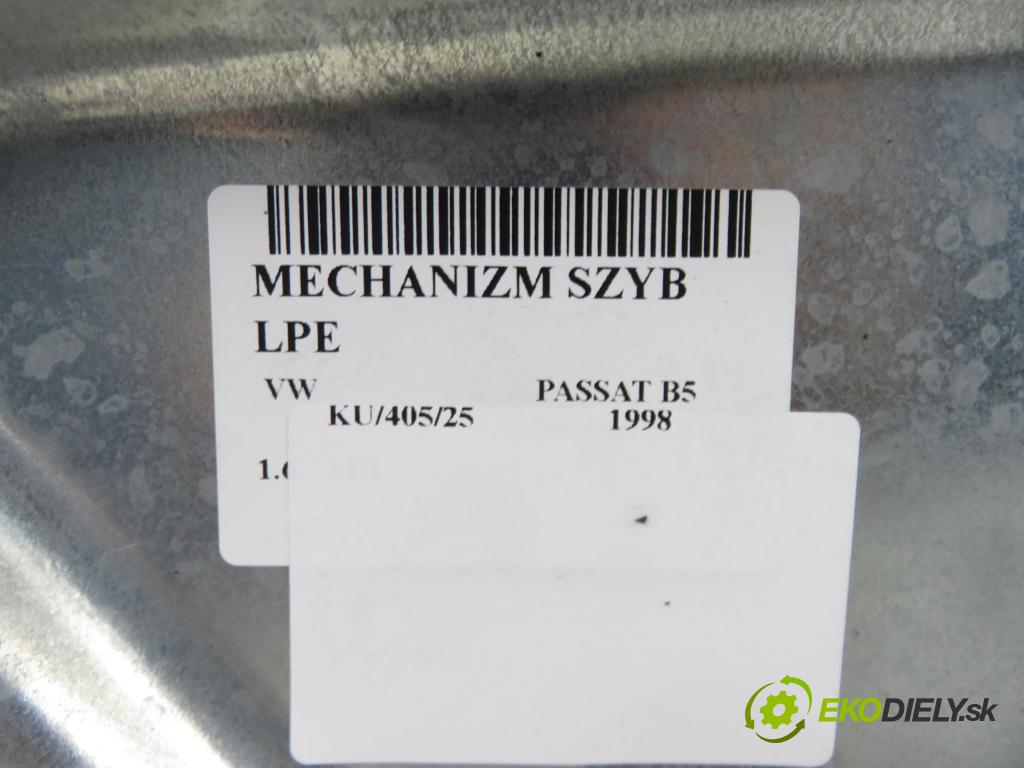 VW PASSAT B5 Variant (3B5) KOMBI 1998 74,00 1.6 - AHL 1595,00 mechanismus oken 3B4937755A ; 3B4837751BS