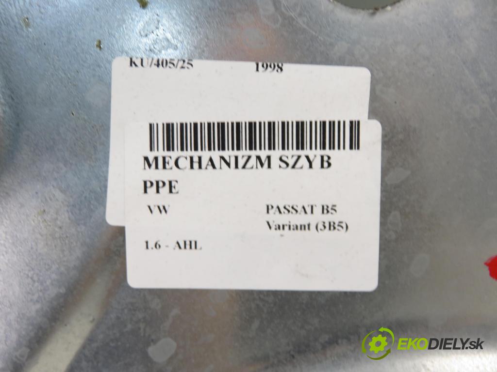 VW PASSAT B5 Variant (3B5) KOMBI 1998 74,00 1.6 - AHL 1595,00 mechanismus oken PPE 3B4837756A ; 3B4837752BS