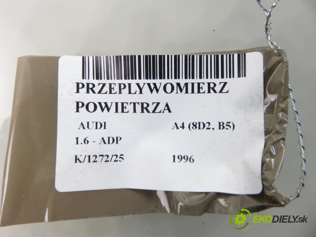 AUDI A4 (8D2, B5) SEDAN 1996 74,00 1.6 8V 100 - ADP 1595,00 váha vzduchu vzduchu 037906461B ; AFH6010A