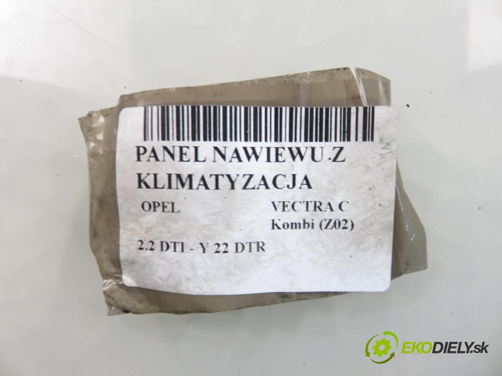 OPEL VECTRA C Kombi (Z02) KOMBI 2002 92,00 2.2 DTI - Y 22 DTR 2172,00 Panel kúrenia KLIMATIZACE: 13138196