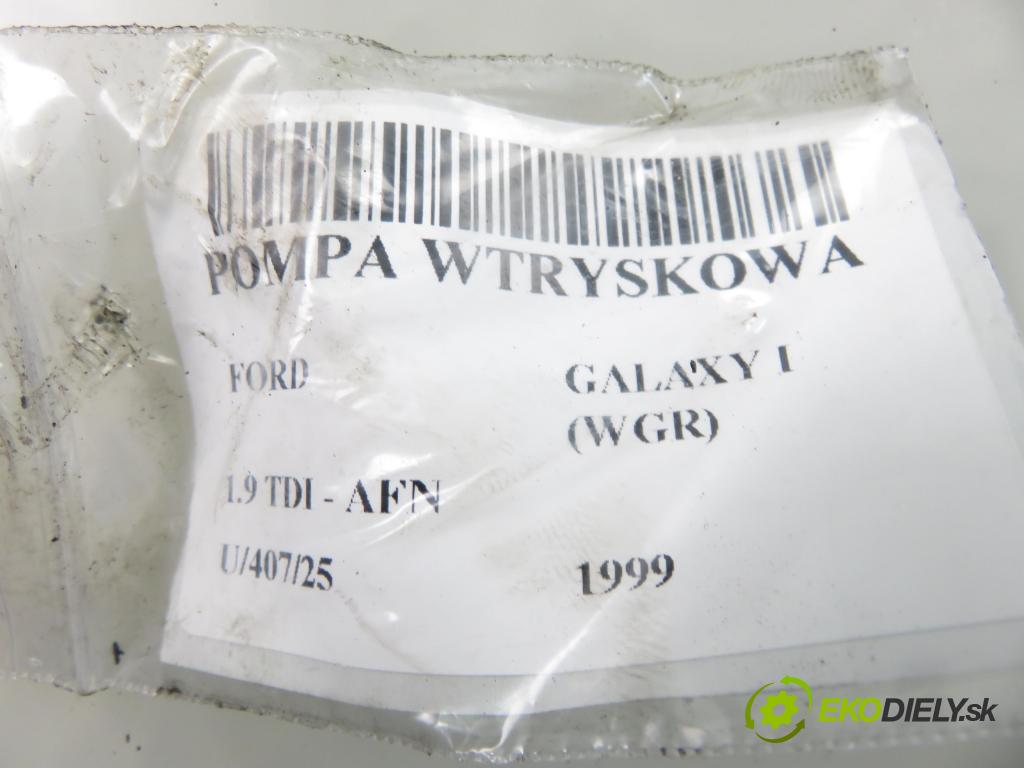 FORD GALAXY (WGR) MINIVAN 1999 81,00 1.9 TDI 110 - AFN 1896,00 Pumpa vstrekovacia 028130115B ; 0460404968 (Vstrekovacie čerpadlo)