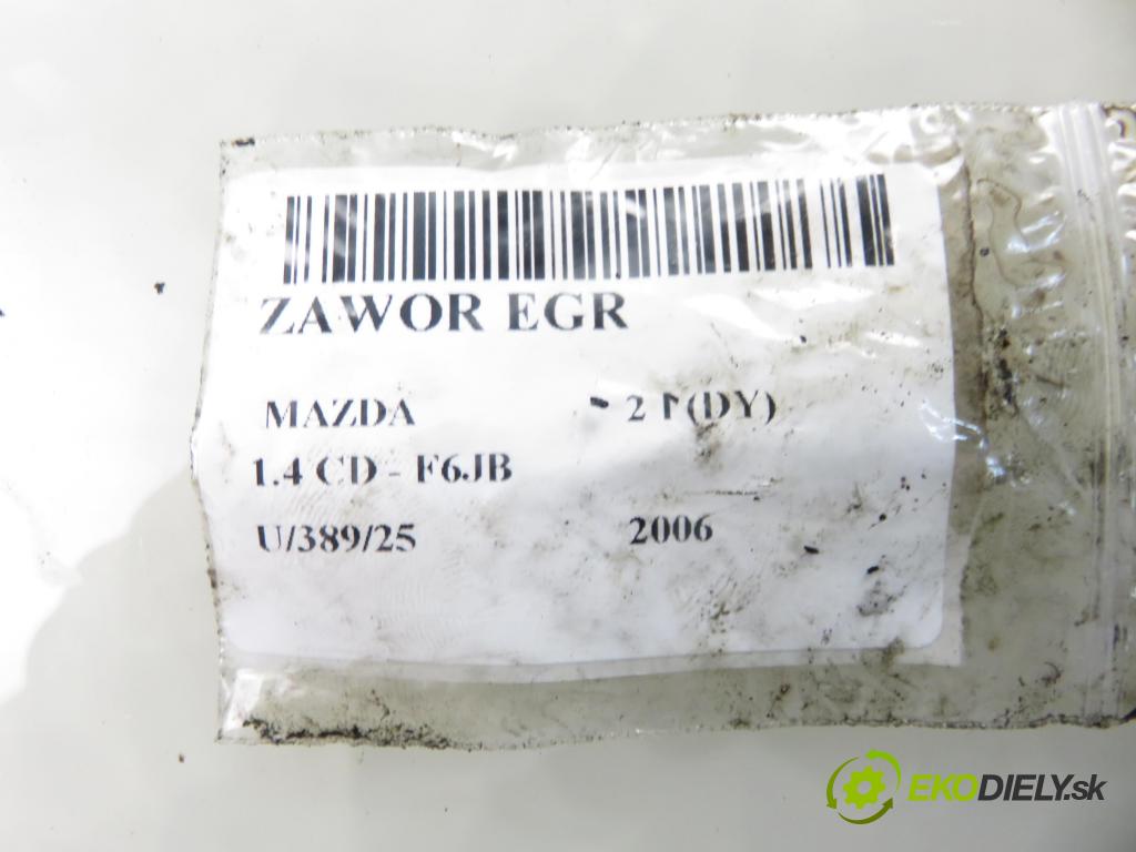 MAZDA 2 (DY) HB 2006 50,00 1.4 CD - F6JB 1399,00 VENTIL: EGR 9658203780 ; 216040594