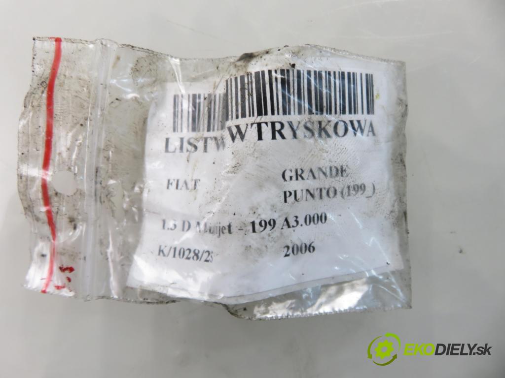 FIAT GRANDE PUNTO (199_) HB 2006 66,00 1.3 D Multijet 90 - 199 A3.000 1248,00 Lišta vstrekovacia 0281002854 ; 0445214086 ; 55211906 (Vstrekovacia lišta)