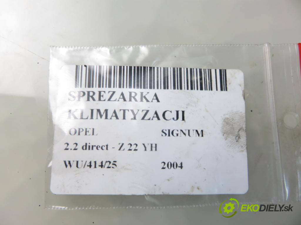 OPEL SIGNUM HB 2004 114,00 2.2 direct - Z 22 YH 2198,00 KOMPRESOR: klimatizácie 13191996 (Kompresor klimatizácie)