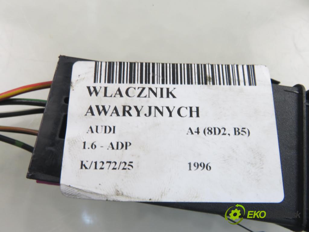 AUDI A4 (8D2, B5) SEDAN 1996 74,00 1.6 8V 100 - ADP 1595,00 přepínač nouzových 8D0941509C
