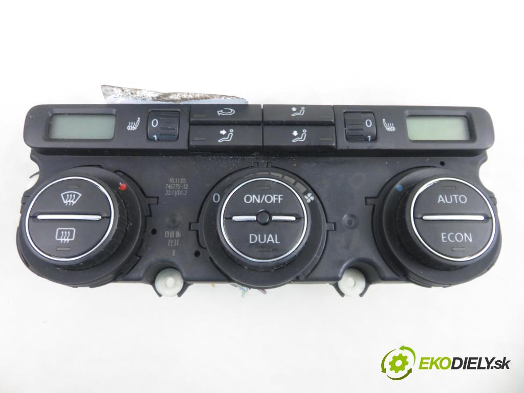 VW PASSAT B6 Variant (3C5) KOMBI 2006 77,00 1.9 TDI - BKC 1896,00 Panel kúrenia KLIMATRONIK 74677532