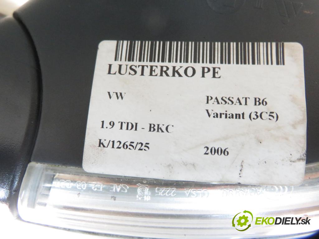 VW PASSAT B6 Variant (3C5) KOMBI 2006 77,00 1.9 TDI - BKC 1896,00 zpětné zrcátko 