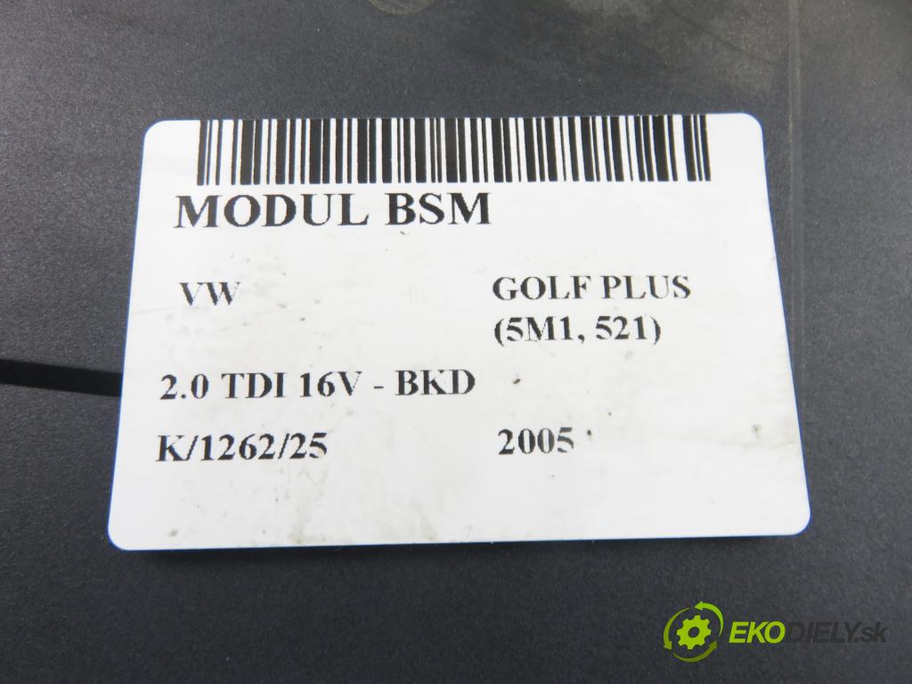 VW GOLF PLUS (5M1, 521) MINIVAN 2005 103,00 2.0 TDI 16V - BKD 1968,00 MODUL BORDNETZ 1K0937049N