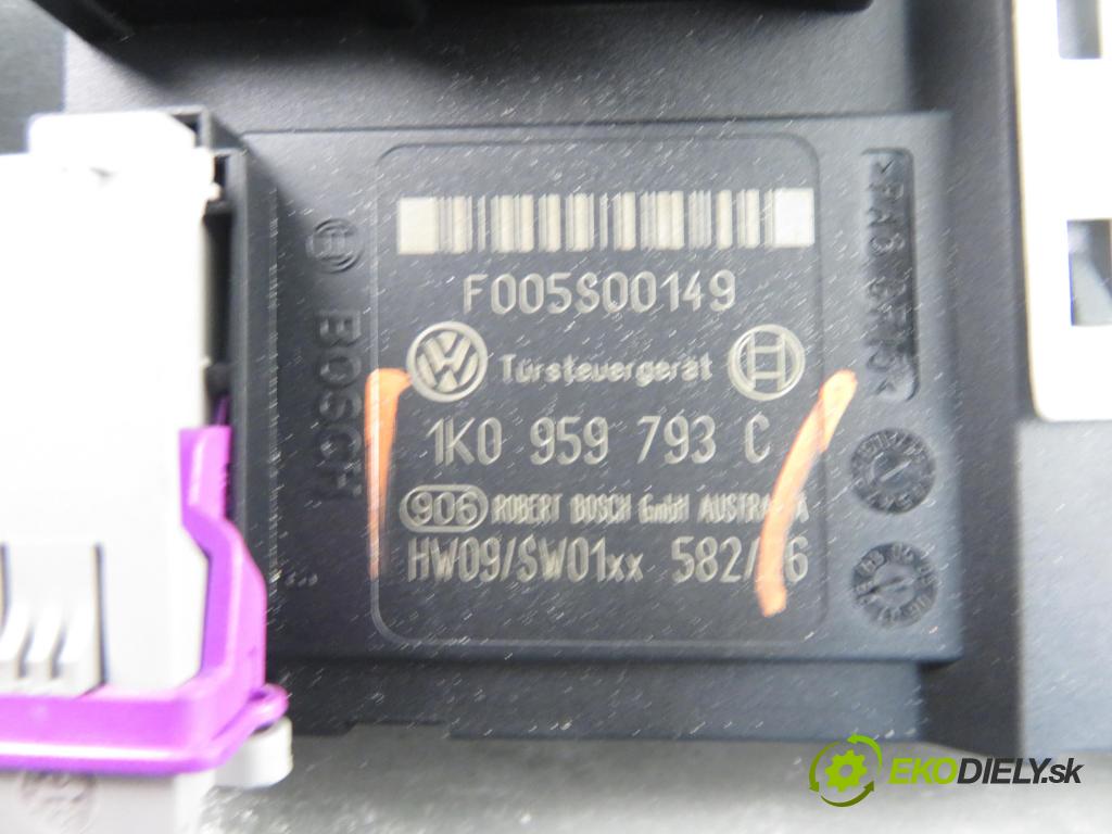 VW GOLF PLUS (5M1, 521) MINIVAN 2005 103,00 2.0 TDI 16V - BKD 1968,00 mechanismus oken 1K0959793C ; 5M1837401