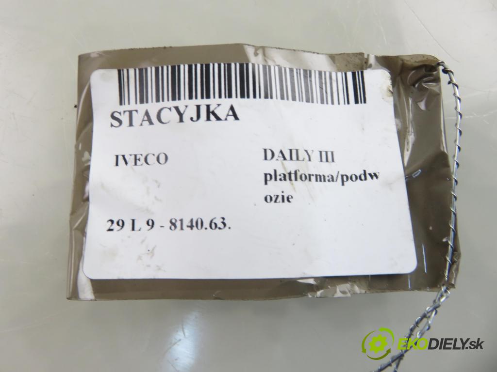 IVECO DAILY III platforma/podwozie KABINA/PLATFORMA 2000 62,00 29 L 9 - 8140.63. 2798,00 spinačka  (Spínacia skrinka)