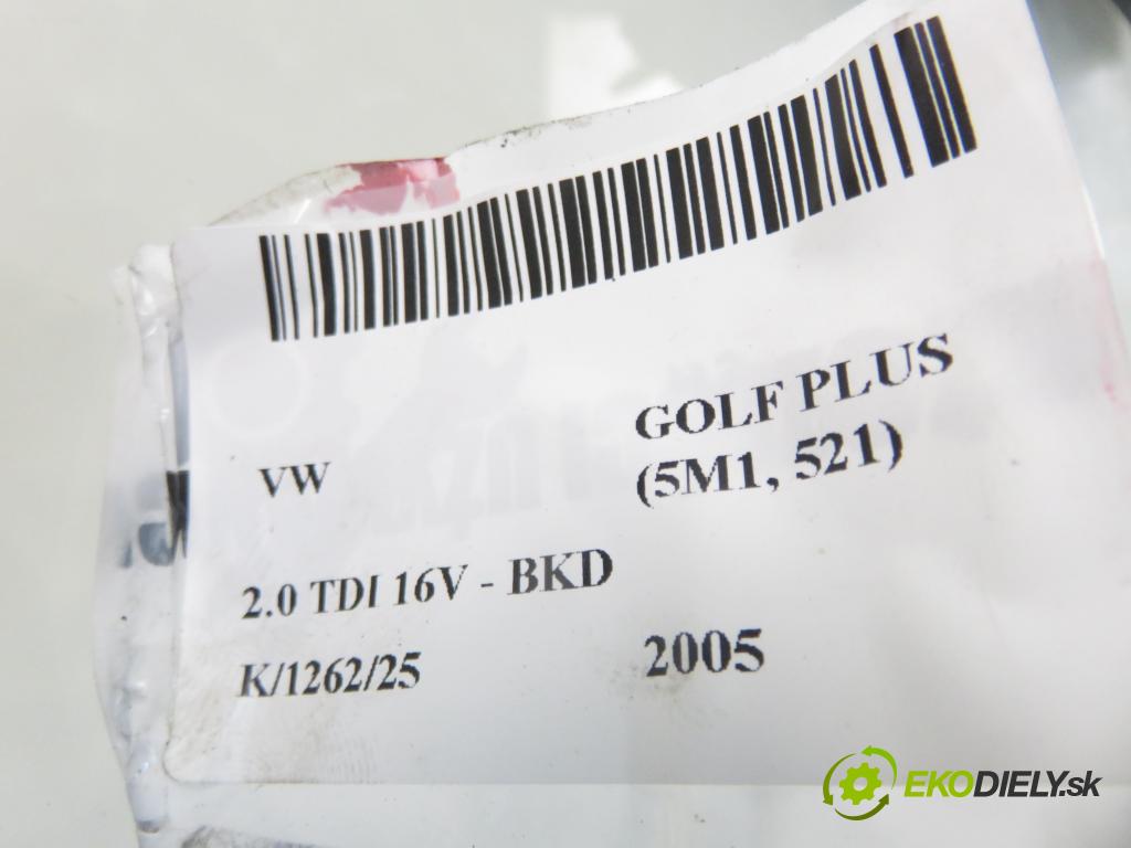 VW GOLF PLUS (5M1, 521) MINIVAN 2005 103,00 2.0 TDI 16V - BKD 1968,00 MECHANISMUS/ motorek stěračů 5M0955023C ; 0390241779 ; 5M0955119