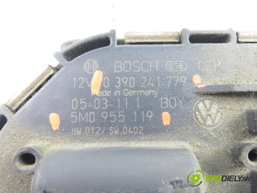 VW GOLF PLUS (5M1, 521) MINIVAN 2005 103,00 2.0 TDI 16V - BKD 1968,00 MECHANISMUS/ motorek stěračů 5M0955023C ; 0390241779 ; 5M0955119
