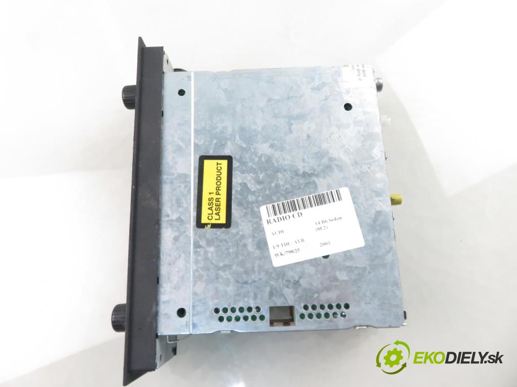 AUDI A4 (8E2, B6) SEDAN 2003 74,00 1.9 TDI PD 101 - AVB 1896,00 RADIO CD 8E0035186