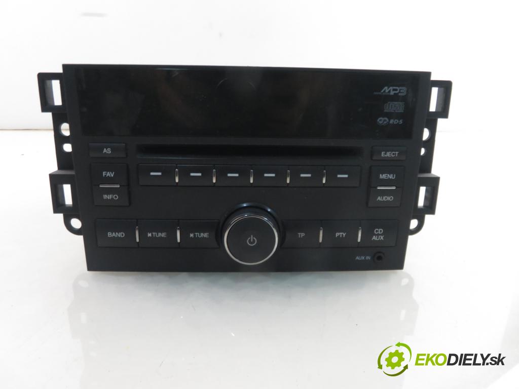 CHEVROLET AVEO / KALOS liftback (T250, T255) HB 2008 74,00 1.4 - 101  F14D4 1399,00 RADIO AGC7112RV