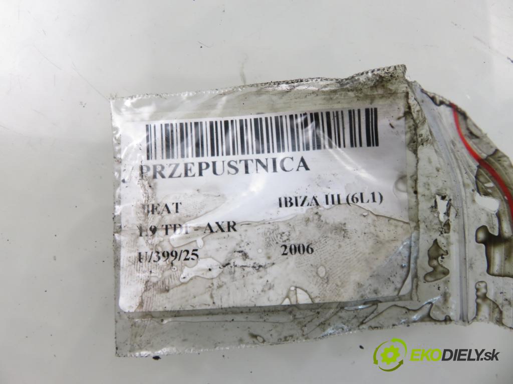 SEAT IBIZA III (6L1) HB 2006 74,00 1.9 TDI - AXR 1896,00 Škrtiaca klapka 038128063G (Škrtiaca klapka)