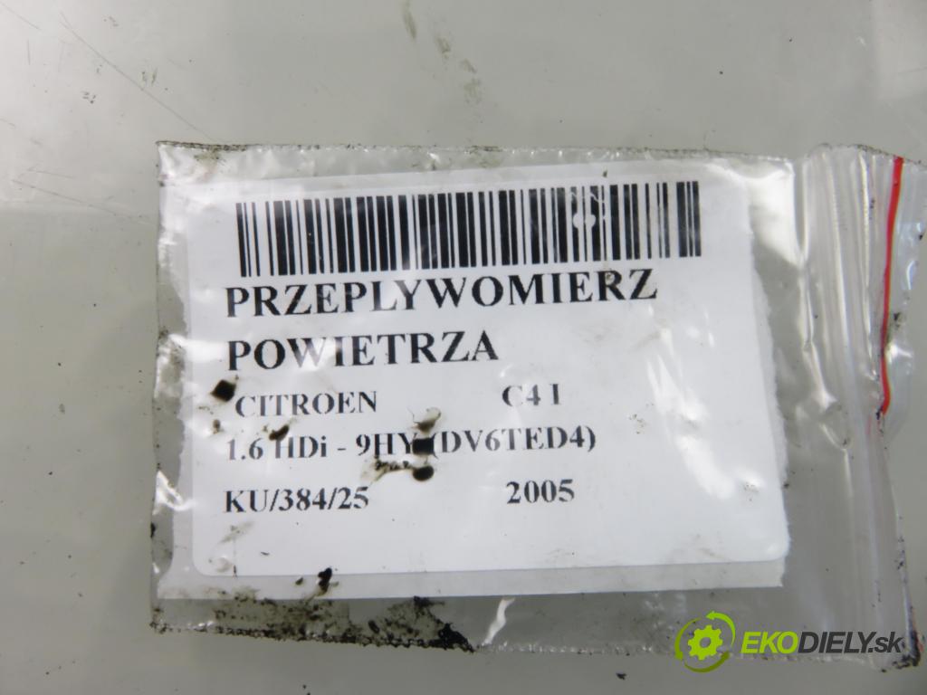 CITROEN C4 I (LC_) HB 2005 80,00 1.6 HDi - 9HY (DV6TED4) 1560,00 váha vzduchu vzduchu 72834204 ; 9650010780