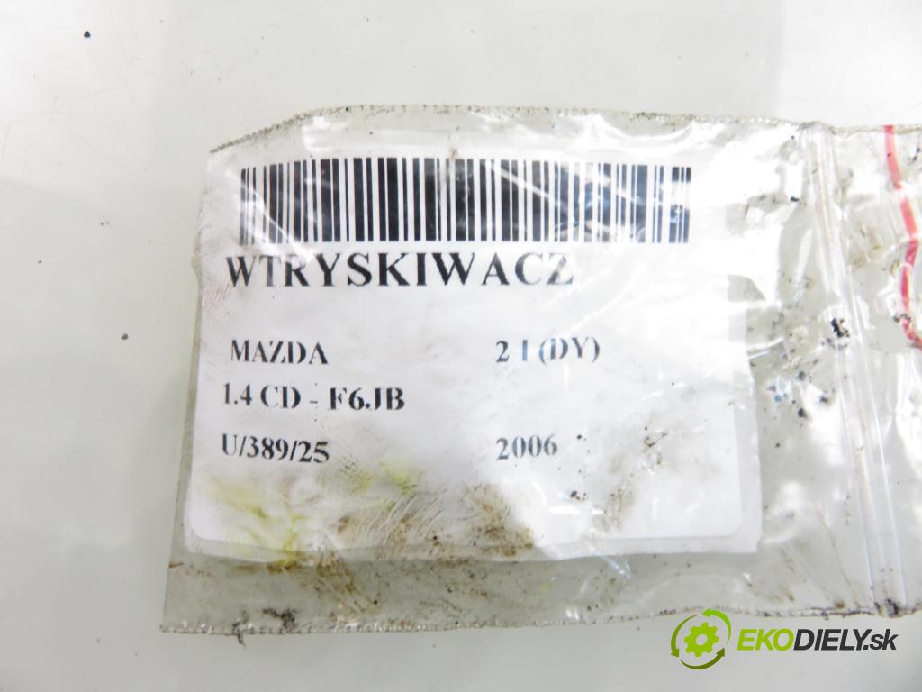 MAZDA 2 (DY) HB 2006 50,00 1.4 CD - F6JB 1399,00 vstrekovač 9654551080 (Vstrekovač paliva)