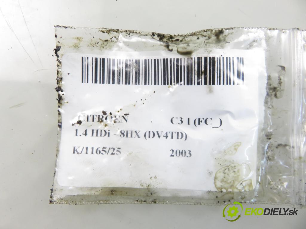 CITROEN C3 I (FC_) HB 2003 50,00 1.4 HDi 8V - 8HX 1398,00 vstrekovač 9649574480 (Vstrekovač paliva)