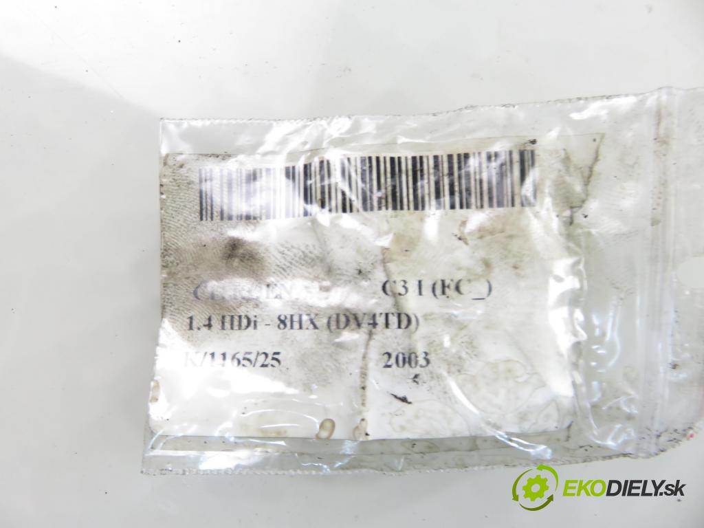 CITROEN C3 I (FC_) HB 2003 50,00 1.4 HDi 8V - 8HX 1398,00 vstrekovač 9649574480 (Vstrekovač paliva)