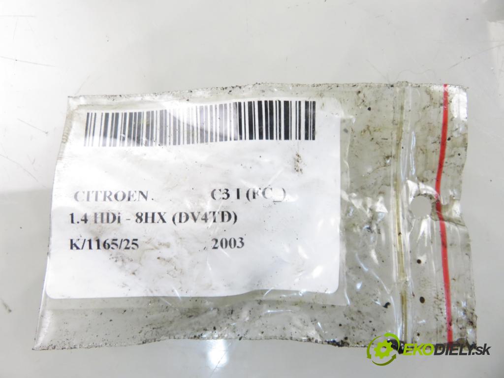 CITROEN C3 I (FC_) HB 2003 50,00 1.4 HDi 8V - 8HX 1398,00 vstrekovač 9649574480 (Vstrekovač paliva)