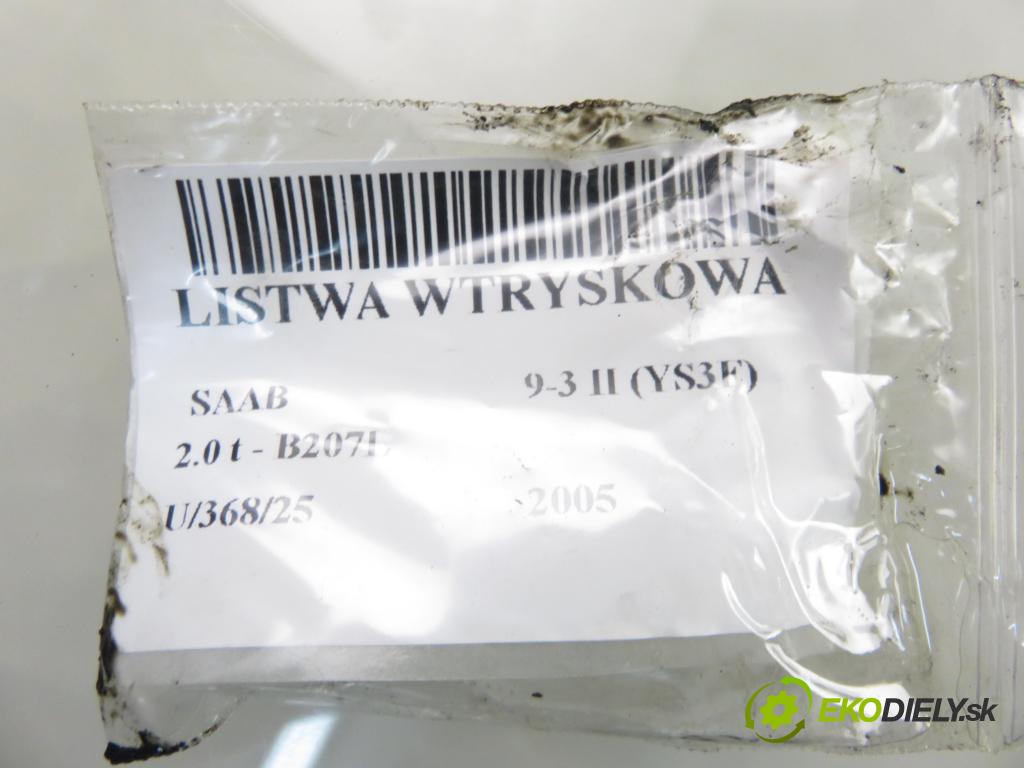 SAAB 9-3 (YS3F) SEDAN 2005 129,00 2.0 t - B207L 1998,00 Lišta vstrekovacia 12790825 (Vstrekovacia lišta)
