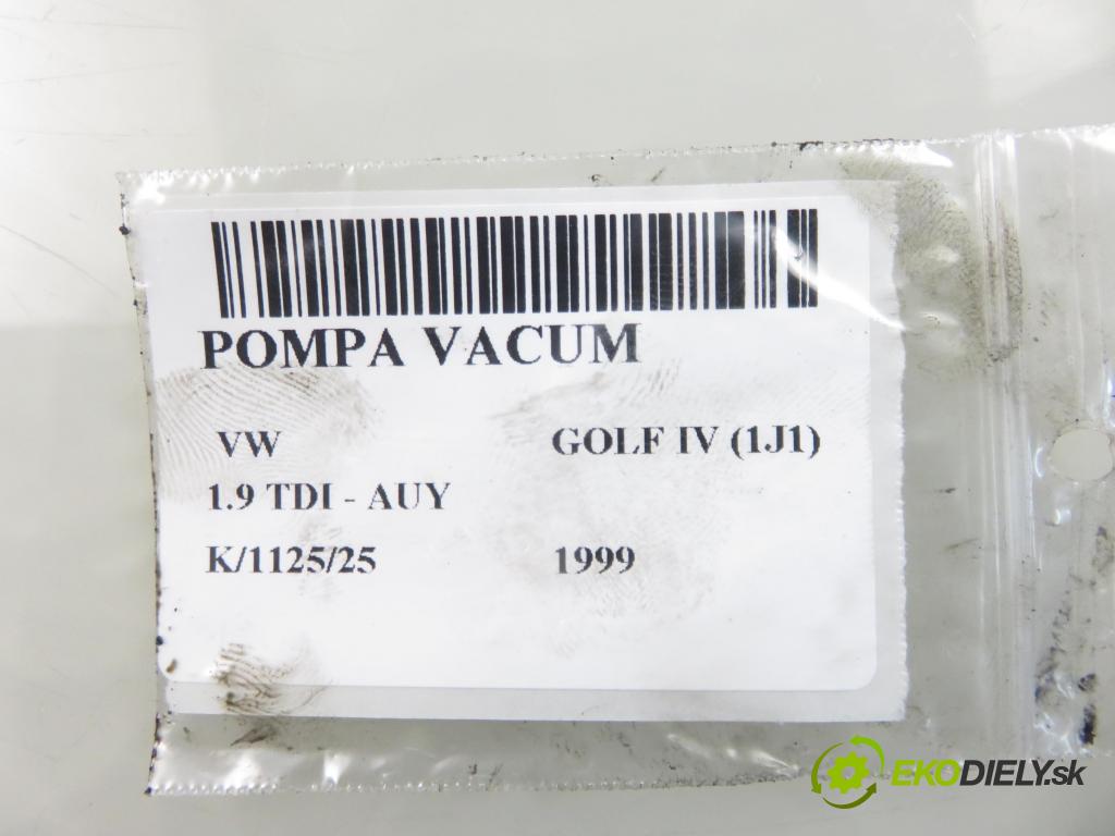 VW GOLF IV (1J1) HB 1999 85,00 1.9 TDI - AUY 1896,00 Pumpa vákuová 038145209A