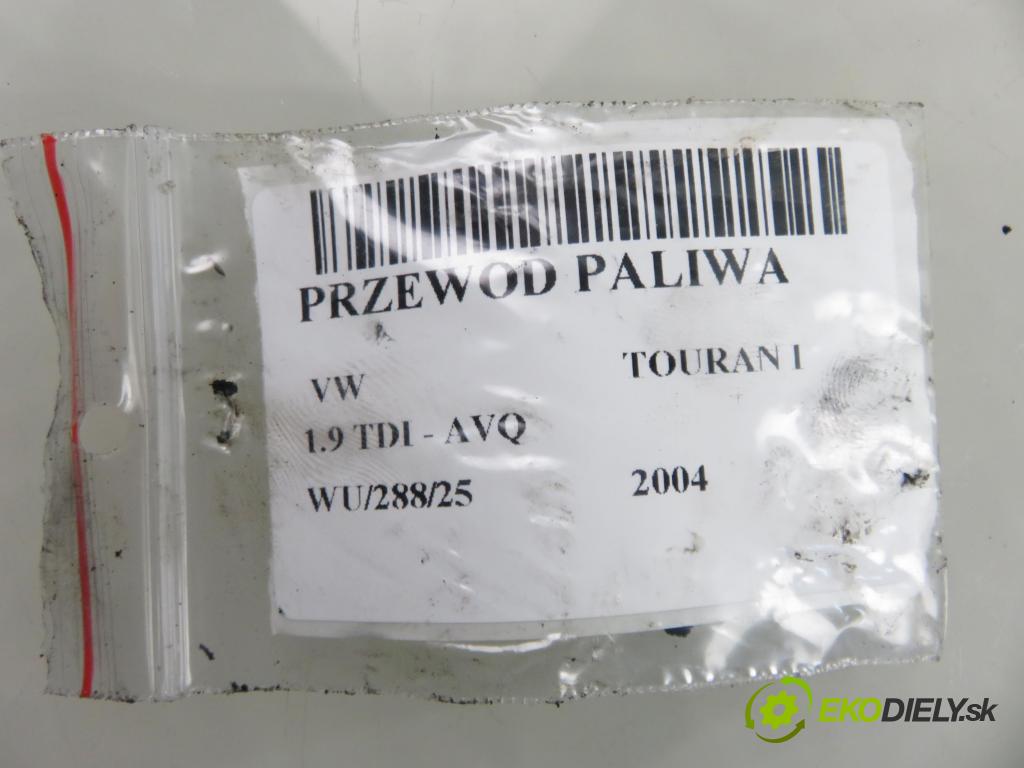 VW TOURAN (1T1, 1T2) MINIVAN 2004 74,00 1.9 TDI PD 100 - AVQ 1896,00 trubka paliva 