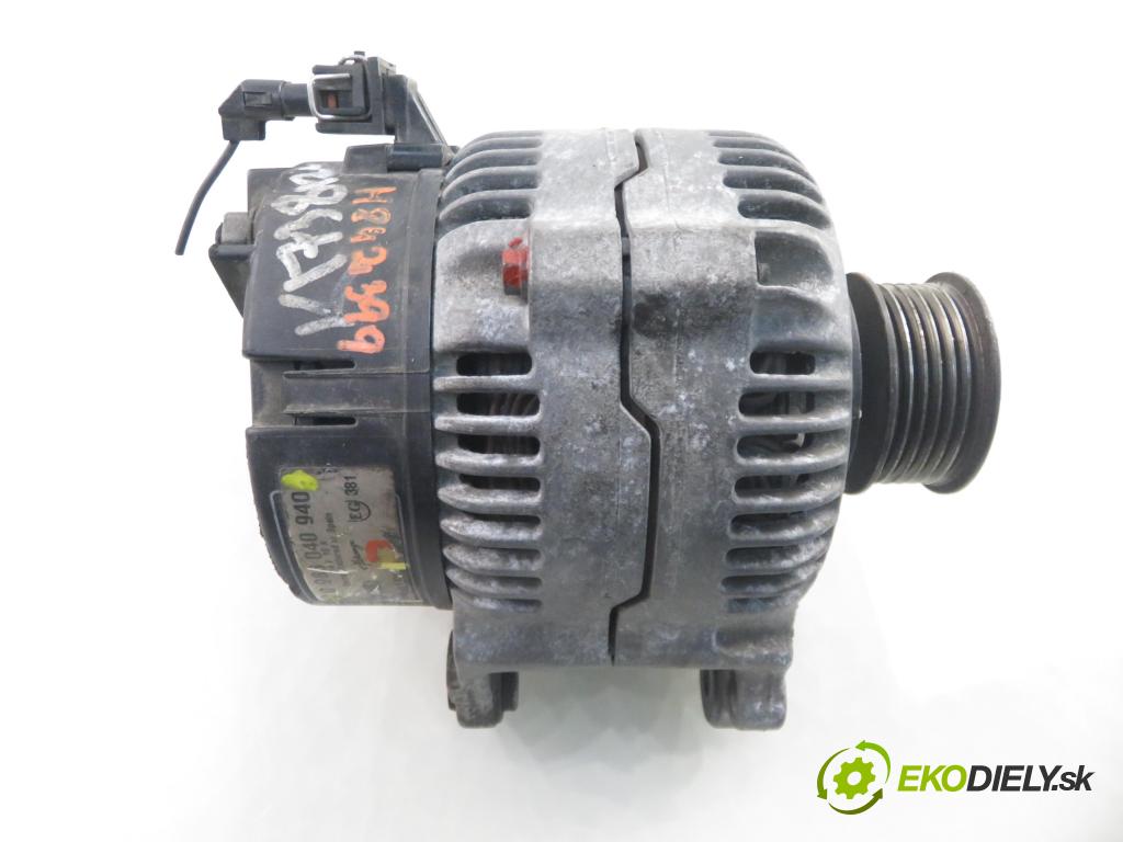 AUDI A3 (8L1) HB 1998 74,00 1.6 - AKL 1595,00 Alternátor 0986040940 ; 0123320034 (Alternátor)