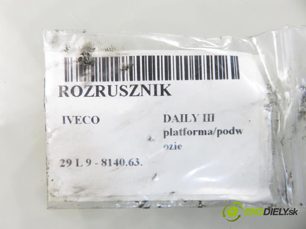 IVECO DAILY III platforma/podwozie KABINA/PLATFORMA 2000 62,00 29 L 9 - 8140.63. 2798,00 Štartér 500307724 ; 0001223003 (Štartér)