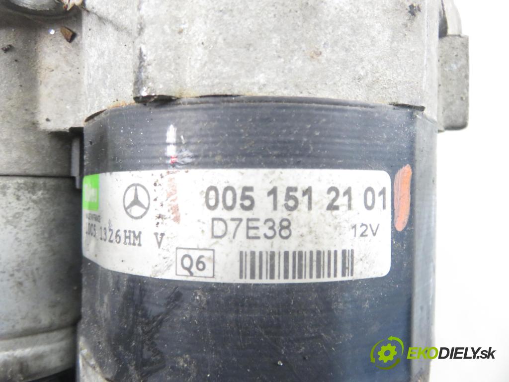 MERCEDES-BENZ KLASA A (W169) MINIVAN 2005 70,00 A 160 (169.031, 169.331) - M 266.920 1498,00 startér 0051512101 (Startér)