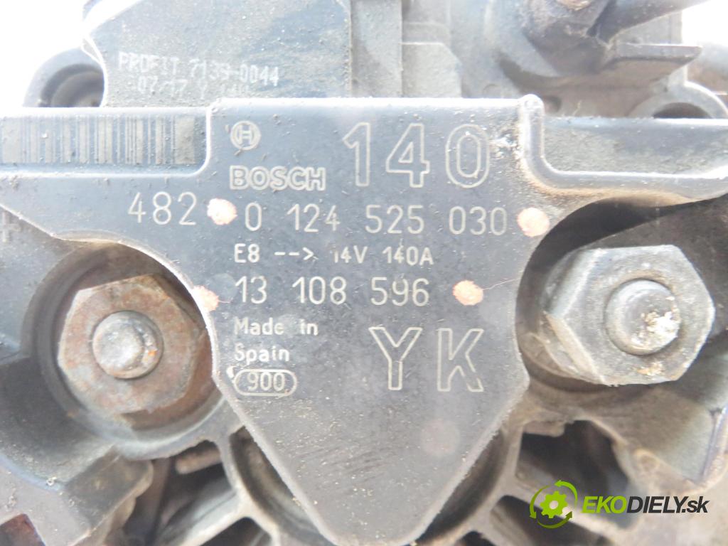 OPEL VECTRA C Kombi (Z02) KOMBI 2002 92,00 2.2 DTI - Y 22 DTR 2172,00 Alternátor 0124525030 ; 13108596 (Alternátor)