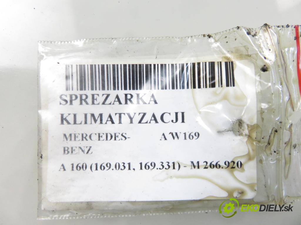 MERCEDES-BENZ KLASA A (W169) MINIVAN 2005 70,00 A 160 (169.031, 169.331) - M 266.920 1498,00 KOMPRESOR: klimatizácie A0012303511 (Kompresor klimatizácie)