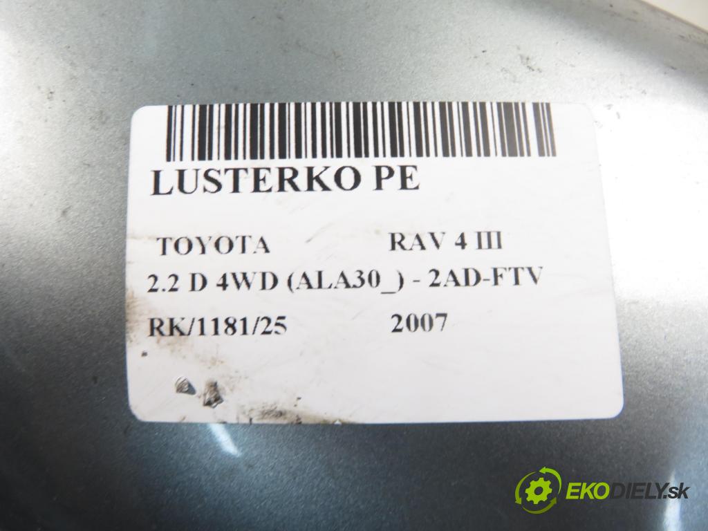 TOYOTA RAV 4 III (_A3_) SUV 2007 100,00 2.2 D 4WD (ALA30_) 136 - 2AD-FTV 2231,00 zpětné zrcátko 