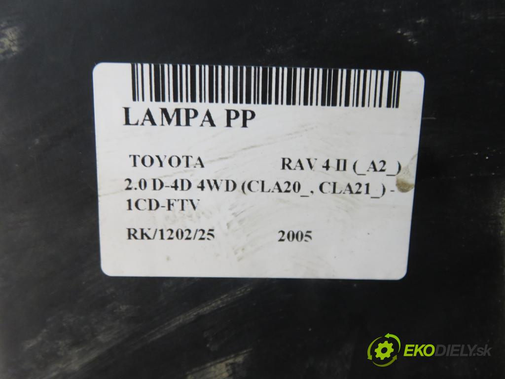 TOYOTA RAV 4 II (_A2_) SUV 2005 85,00 2.0 D-4D 4WD 116 - 1CD-FTV 1995,00 Svetlo PP