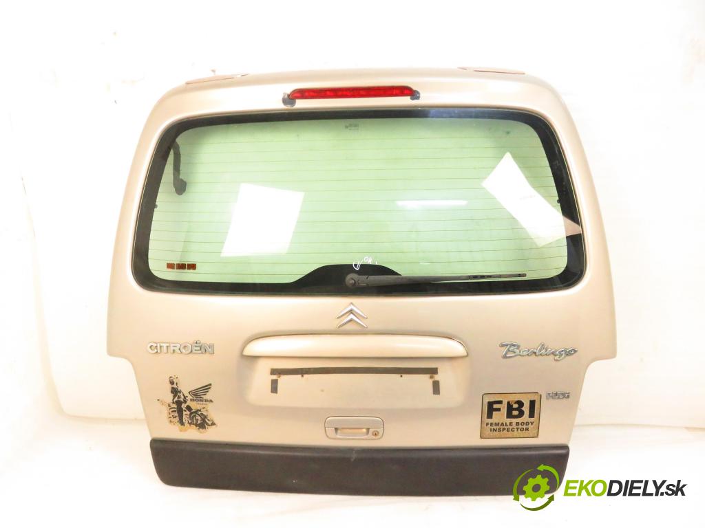 CITROEN BERLINGO / BERLINGO FIRST nadwozie wielkoprzestrzenne (MPV) KOMBIVAN 2004 66,00 2.0 HDI 90 1997,00 kapota kufor VAN