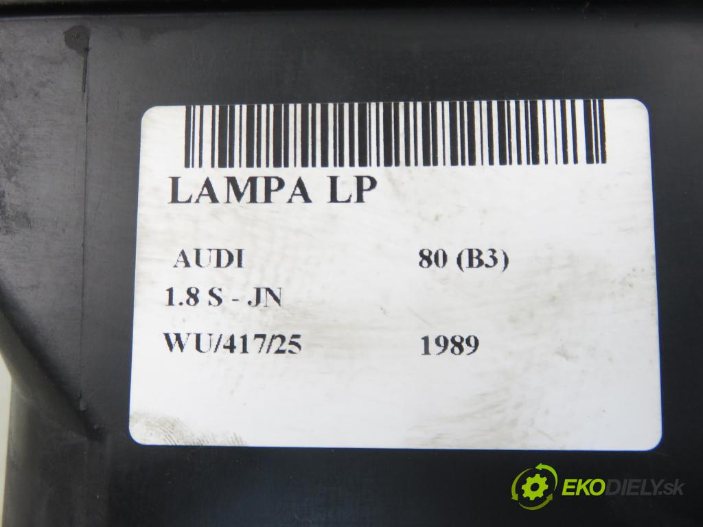AUDI 80 (89, 89Q, 8A, B3) SEDAN 1989 66,00 1.8 S 90 (KE-Jetronic) - JN 1781,00 Svetlo LP