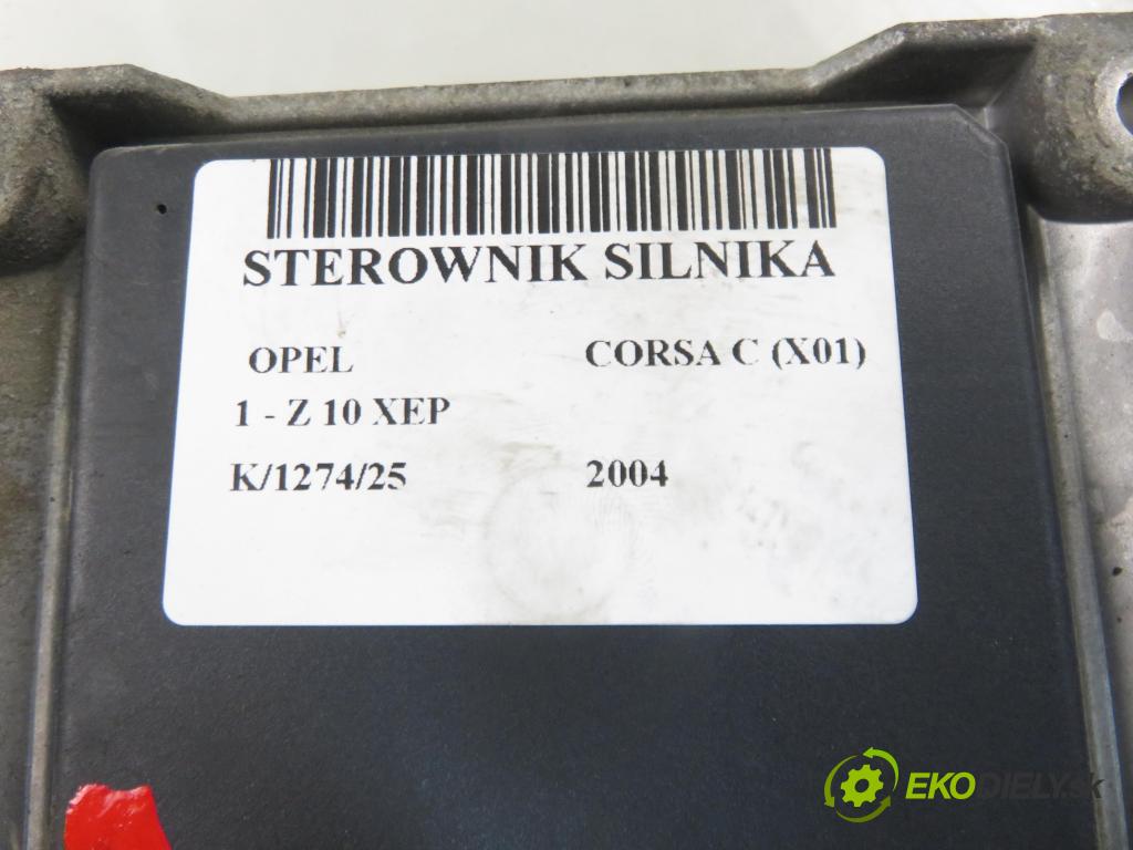 OPEL CORSA C (X01) HB 2004 44,00 1 - Z 10 XEP 998,00 řídící jednotka motora 0261207720 ; 24420558 ; 24420558QB
