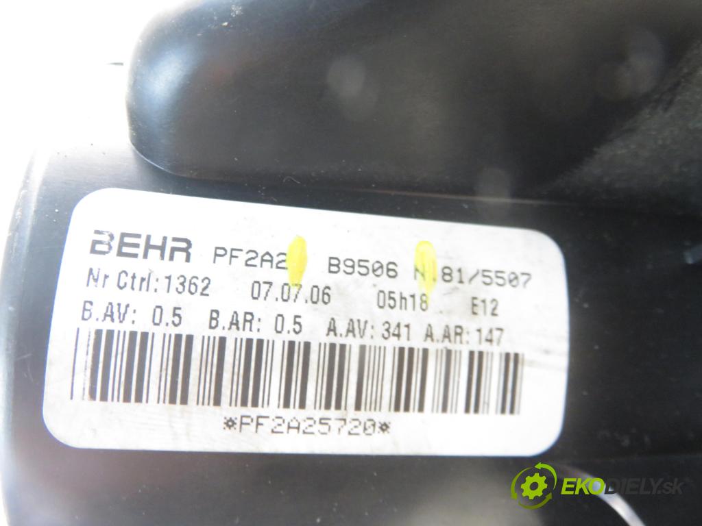 PEUGEOT 307 CC (3B) C/C 2006 0,00 2.0 16V - RFJ (EW10A) 1997,00 ventilátor větráku B9506