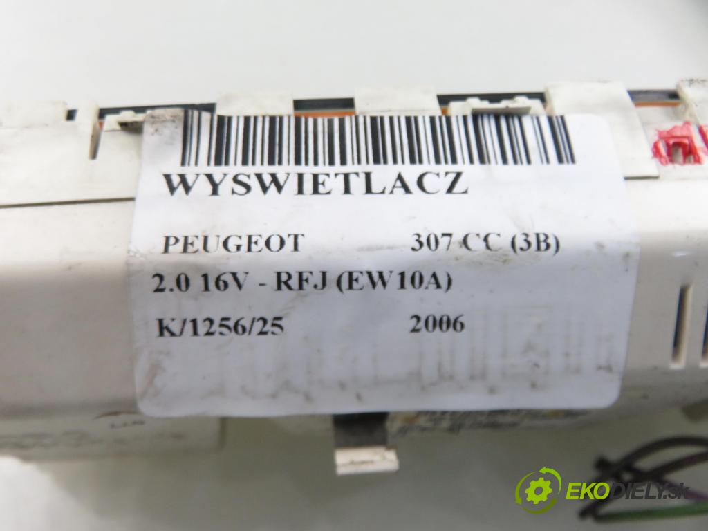 PEUGEOT 307 CC (3B) C/C 2006 0,00 2.0 16V - RFJ (EW10A) 1997,00 ZOBRAZIT: 9662385980