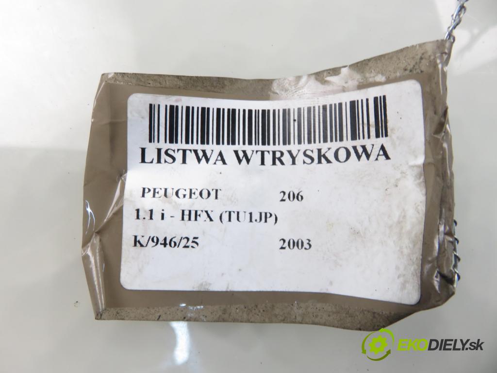 PEUGEOT 206 liftback (2A/C) HB 2003 440,00 1.1 i - HFX (TU1JP) 1124,00 Lišta vstrekovacia 9628982980 ; 9638128080 ; IPM002 (Vstrekovacia lišta)
