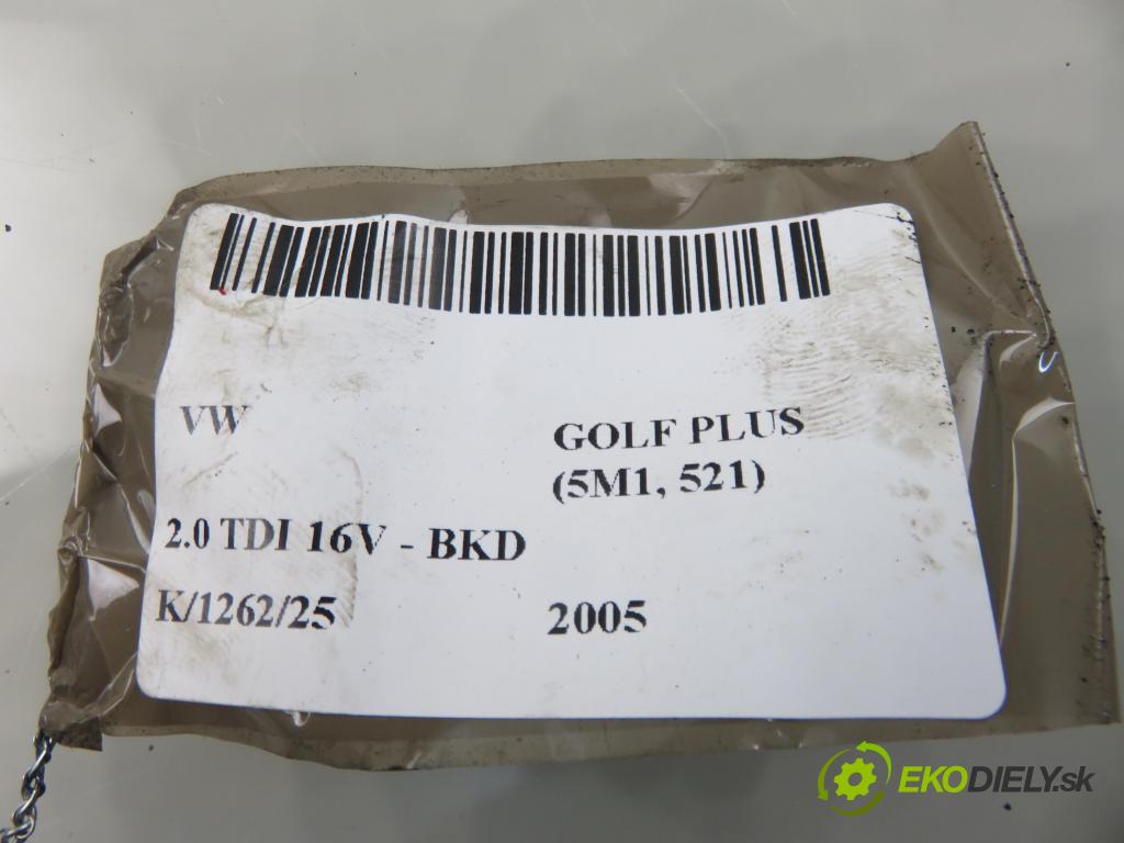 VW GOLF PLUS (5M1, 521) MINIVAN 2005 103,00 2.0 TDI 16V - BKD 1968,00 chladič paliva 1K0203491M