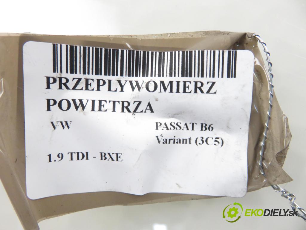 VW PASSAT B6 Variant (3C5) KOMBI 2006 77,00 1.9 TDI - BXE 1896,00 váha vzduchu vzduchu F00C2G2055