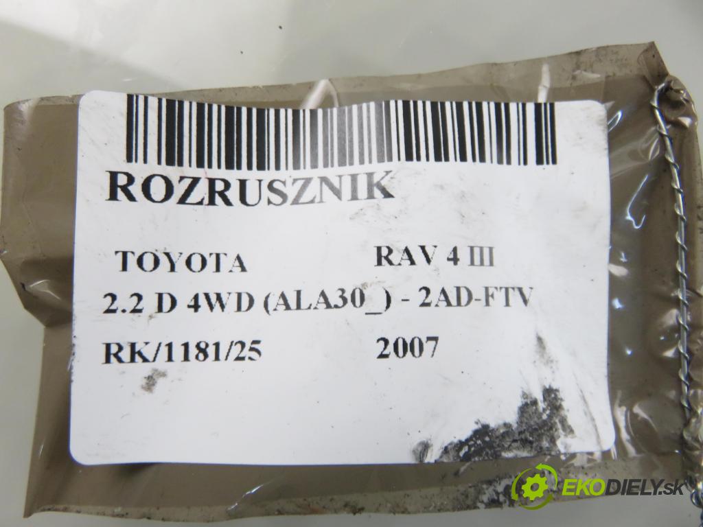 TOYOTA RAV 4 III (_A3_) SUV 2007 100,00 2.2 D 4WD (ALA30_) 136 - 2AD-FTV 2231,00 Štartér 281000R010 ; MS4280004920 (Štartér)