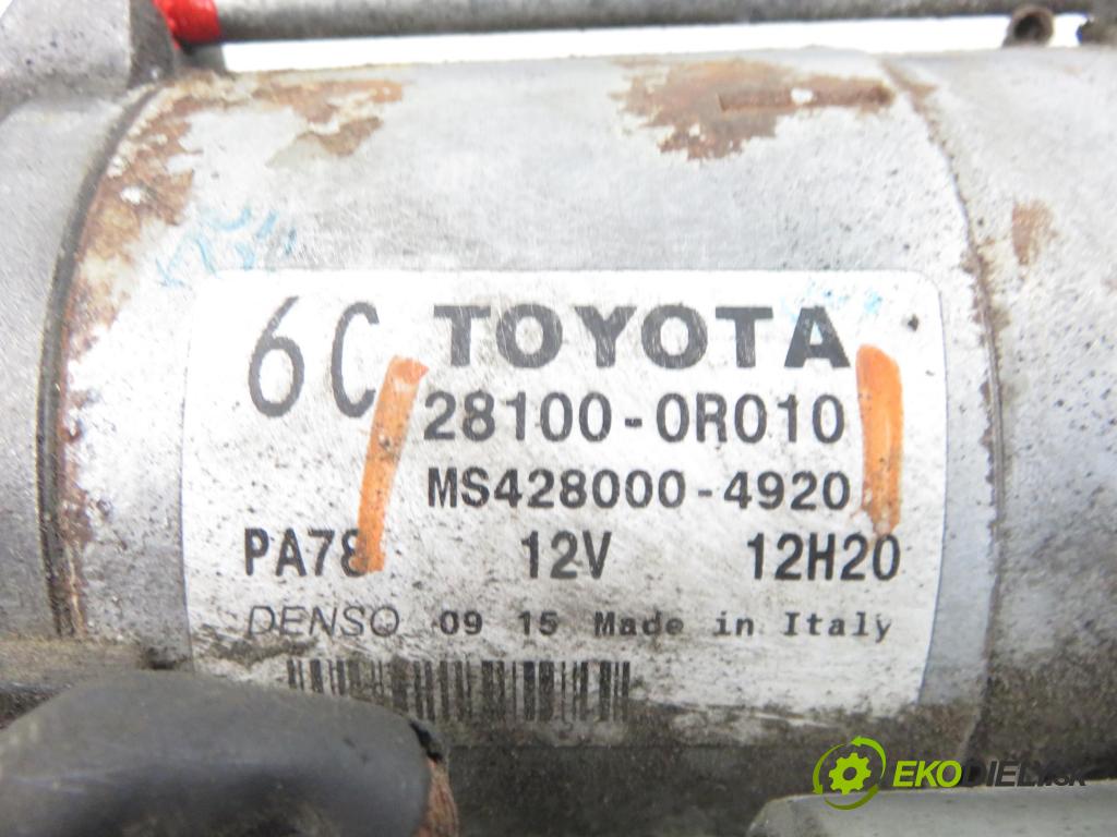 TOYOTA RAV 4 III (_A3_) SUV 2007 100,00 2.2 D 4WD (ALA30_) 136 - 2AD-FTV 2231,00 Štartér 281000R010 ; MS4280004920 (Štartér)