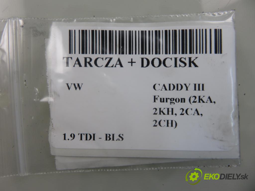 VW CADDY III Furgon (2KA, 2KH, 2CA, 2CH) FURGON 2005 77,00 1.9 TDI - BLS 1896,00 lamela kotouč + DOCISK 123042610 ; 323064110