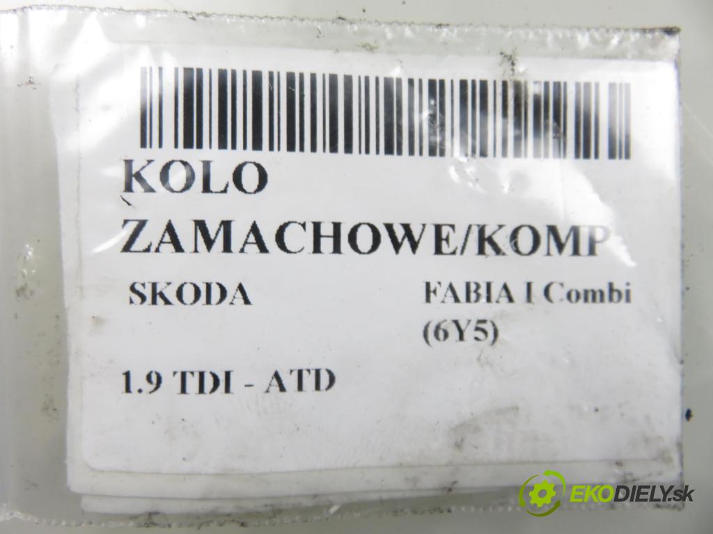 SKODA FABIA I Combi (6Y5) KOMBI 2006 74,00 1.9 TDI - ATD 1896,00 Koleso zotrvačník 123038510 ; 323056710 ; 032105273C