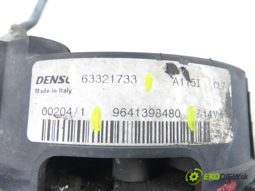 PEUGEOT 206 liftback (2A/C) HB 2004 440,00 1.1 i - HFX (TU1JP) 1124,00 Alternátor 9641398480 ; 63321733 (Alternátor)