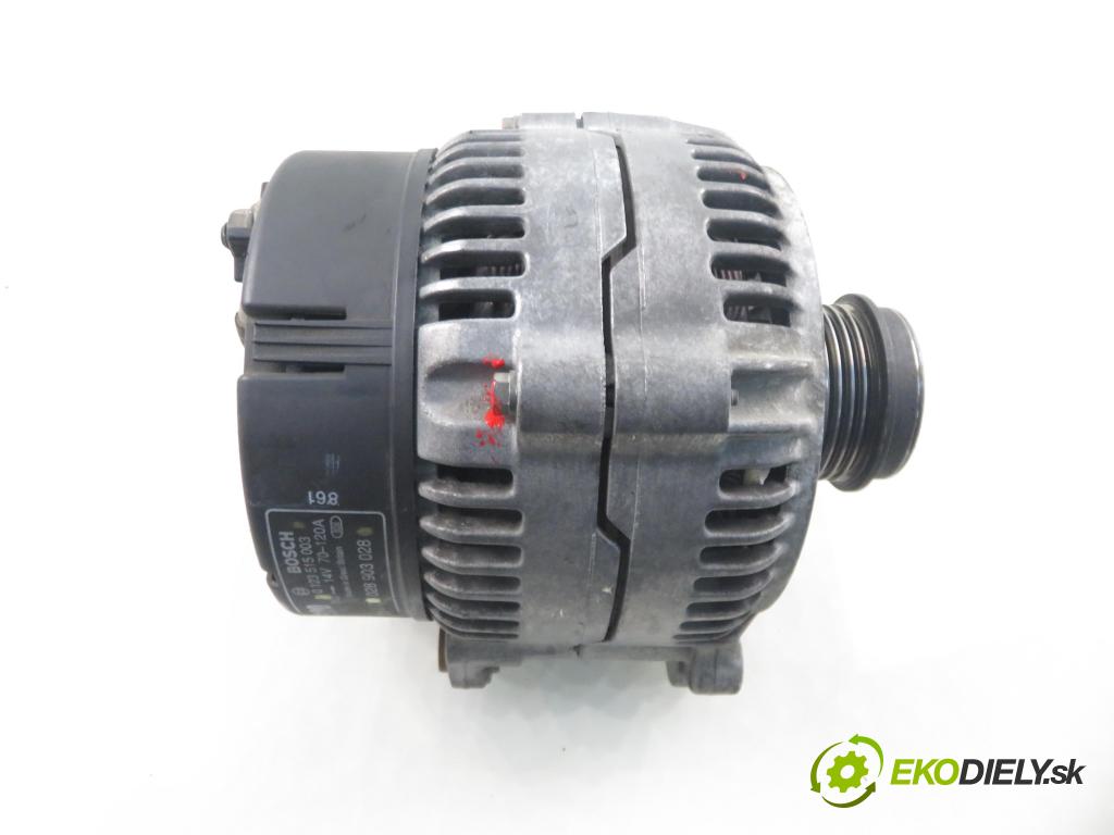 VW PASSAT B5 Variant (3B5) KOMBI 1998 66,00 1.9 TDI 90 - AHU 1896,00 Alternátor 028903028 ; 0123515003 (Alternátor)